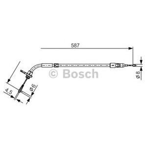 жило за ръчна спирачка BOSCH 1 987 477 224 
