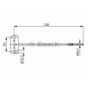 жило за ръчна спирачка BOSCH 1 987 477 226 