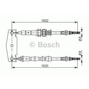 жило за ръчна спирачка BOSCH 1 987 477 232
