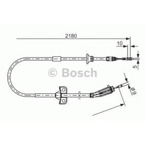жило за ръчна спирачка BOSCH 1 987 477 248 