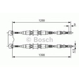 жило за ръчна спирачка BOSCH 1 987 477 258 