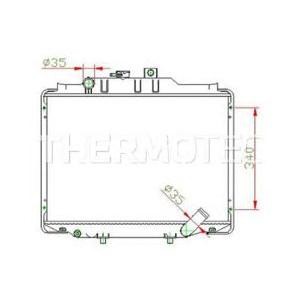 воден радиатор THERMOTEC D70505TT 
