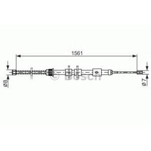 жило за ръчна спирачка BOSCH 1 987 477 430 
