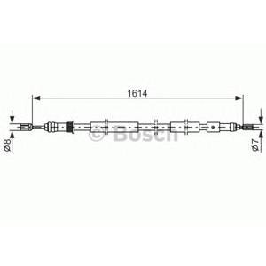 жило за ръчна спирачка BOSCH 1 987 477 432 