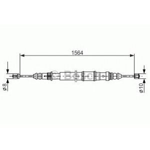 жило за ръчна спирачка BOSCH 1 987 477 471