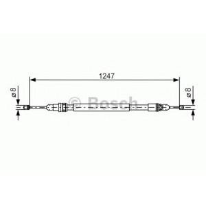 жило за ръчна спирачка BOSCH 1 987 477 473 