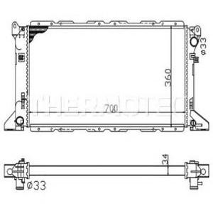 воден радиатор THERMOTEC D7G008TT