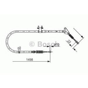 жило за ръчна спирачка BOSCH 1 987 477 494 