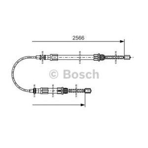 жило за ръчна спирачка BOSCH 1 987 477 515 