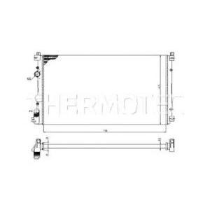 воден радиатор THERMOTEC D7R010TT 