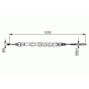 жило за ръчна спирачка BOSCH 1 987 477 525 