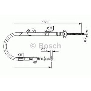 жило за ръчна спирачка BOSCH 1 987 477 537 