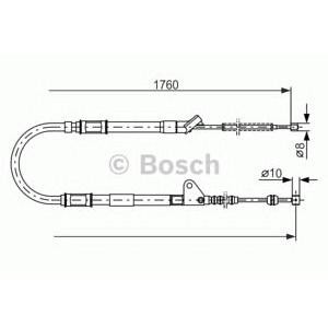 жило за ръчна спирачка BOSCH 1 987 477 541 