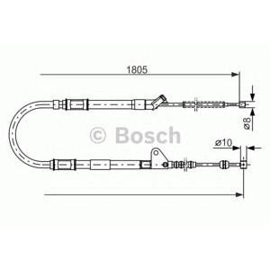 жило за ръчна спирачка BOSCH 1 987 477 546 