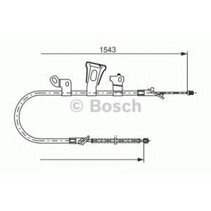 жило за ръчна спирачка BOSCH 1 987 477 548