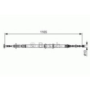 жило за ръчна спирачка BOSCH 1 987 477 562 