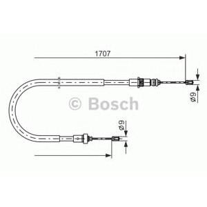 жило за ръчна спирачка BOSCH 1 987 477 587 