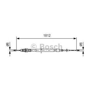 жило за ръчна спирачка BOSCH 1 987 477 600