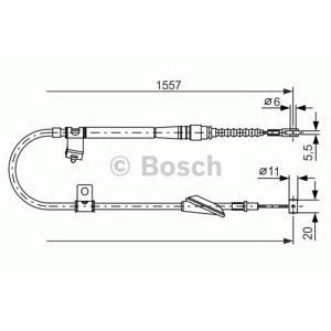 жило за ръчна спирачка BOSCH 1 987 477 609 