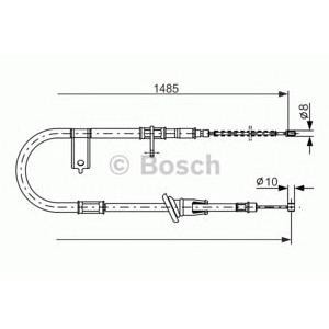 жило за ръчна спирачка BOSCH 1 987 477 614 