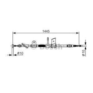 жило за ръчна спирачка BOSCH 1 987 477 623 