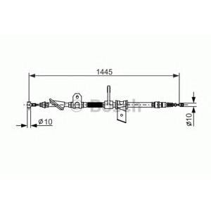 жило за ръчна спирачка BOSCH 1 987 477 624