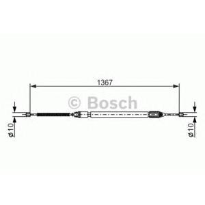 жило за ръчна спирачка BOSCH 1 987 477 640 