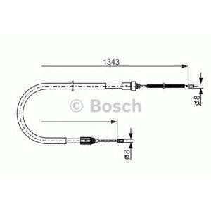 жило за ръчна спирачка BOSCH 1 987 477 641 