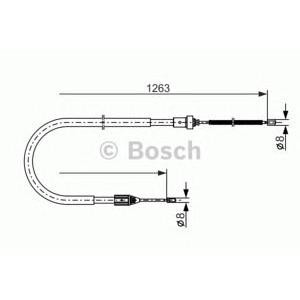 жило за ръчна спирачка BOSCH 1 987 477 642 
