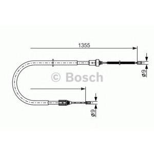 жило за ръчна спирачка BOSCH 1 987 477 644