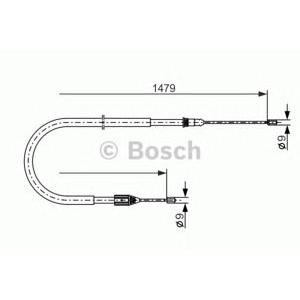 жило за ръчна спирачка BOSCH 1 987 477 647 