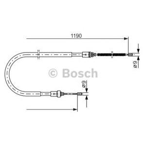 жило за ръчна спирачка BOSCH 1 987 477 650 