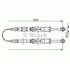 жило за ръчна спирачка BOSCH 1 987 477 651 