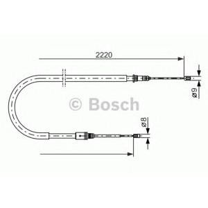 жило за ръчна спирачка BOSCH 1 987 477 652 