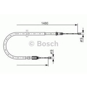 жило за ръчна спирачка BOSCH 1 987 477 653 