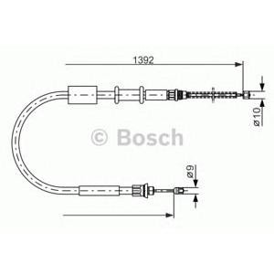 жило за ръчна спирачка BOSCH 1 987 477 656 