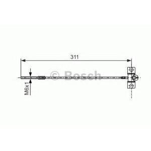 жило за ръчна спирачка BOSCH 1 987 477 658