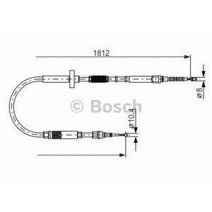 жило за ръчна спирачка BOSCH 1 987 477 659 