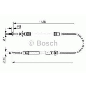 жило за ръчна спирачка BOSCH 1 987 477 670