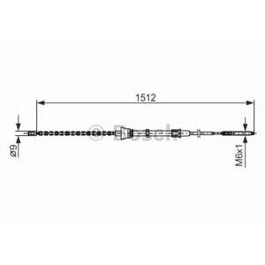 жило за ръчна спирачка BOSCH 1 987 477 679 