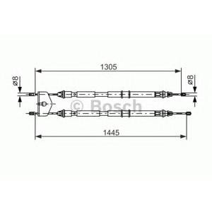 жило за ръчна спирачка BOSCH 1 987 477 732 