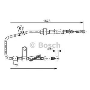 жило за ръчна спирачка BOSCH 1 987 477 736 