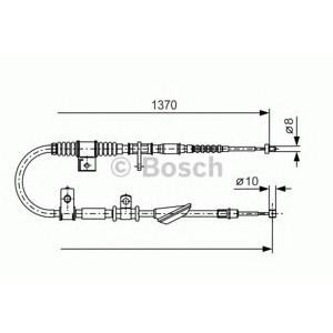 жило за ръчна спирачка BOSCH 1 987 477 743 