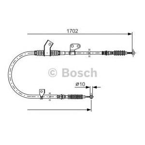 жило за ръчна спирачка BOSCH 1 987 477 747 