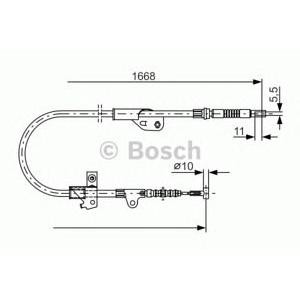 жило за ръчна спирачка BOSCH 1 987 477 755 