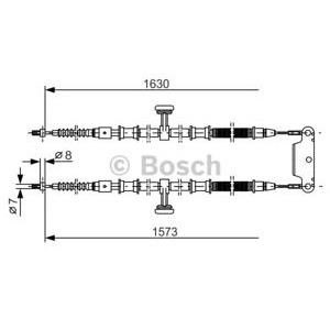 жило за ръчна спирачка BOSCH 1 987 477 763