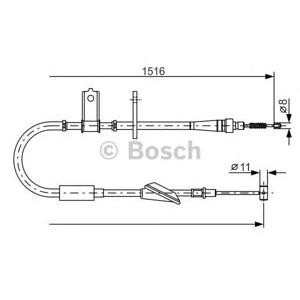 жило за ръчна спирачка BOSCH 1 987 477 771 