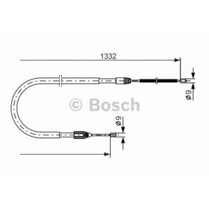 жило за ръчна спирачка BOSCH 1 987 477 781