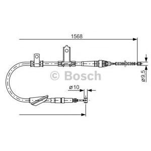жило за ръчна спирачка BOSCH 1 987 477 791
