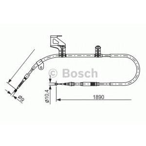 жило за ръчна спирачка BOSCH 1 987 477 803